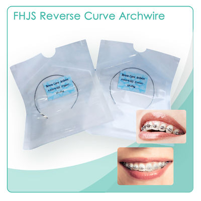 Buy Dental Orthodontic Reverse Curve Arch Wire Stainless Steel Niti Rectangle Archwire online manufacture