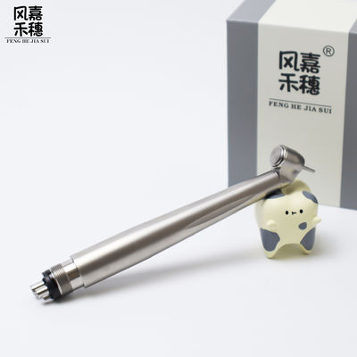 45° Head B4 Dental High Speed Handpiece Anti Suckback Ceramic Bearing Push Button