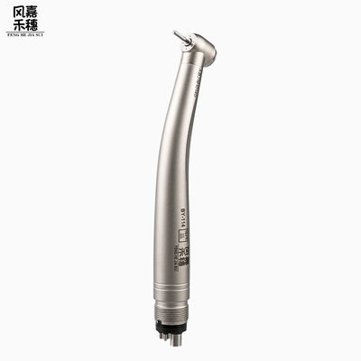 Silver Hygiene Dental High Speed Handpiece Ni Ti Anti Suckback Ceramic Bearing Push Button