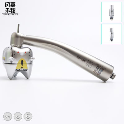 0.22 Mpa - 0.26Mpa Silver High Speed Dental Handpiece 4 Water Air Cooling