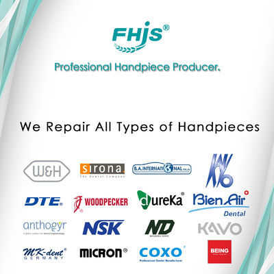 Bon prix Réparation de pièces à main dentaires de haute précision / basse vitesse Réparation et maintenance systématiques en ligne