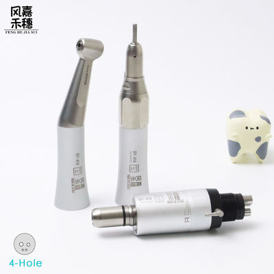 Dental Low Speed Handpiece 1/1 Contra-Angled Autoclavable High-Torque Set