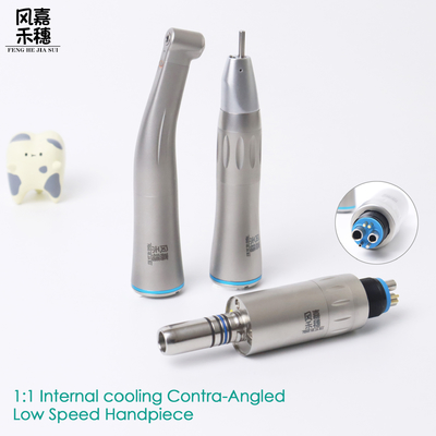 Dental Low Speed Handpiece 1:1 Internal Water Contra & Straight Set2