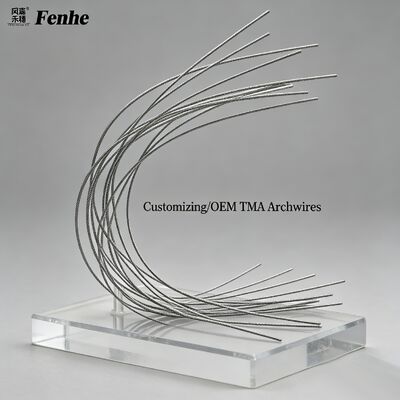 Bom preço Fios de arco ortodôntico com 800 MPa de intensidade de fratura, resistentes à corrosão e autoclavados para tratamentos dentários globais on-line