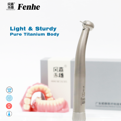 Buon prezzo Dental High Speed Handpiece con pressione dell'aria di 0,23 ~ 0,32 MPa e 300.000 - 400.000 RPM in linea
