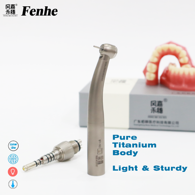 Buen precio Dental High Speed Handpiece con 300.000 - 400.000 RPM Ultra bajo ruido y cabeza compacta de 12 mm para procedimientos dentales de precisión en línea