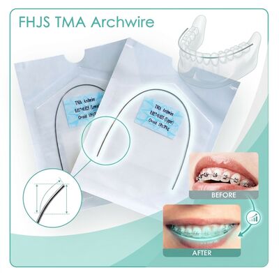 Bon prix Peut être stérilisé avant les fils d'arc orthodontiques Un degré de fermeture de l'espace Contrôle du couple Mécanique de l'arc segmenté en ligne