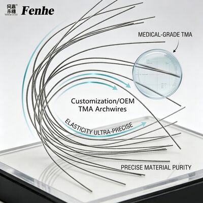 Good price Flexible To Allow Tooth Movement Orthodontic Arch Wire ASTM F136 Standard Pure Titanium And Titanium Alloy online