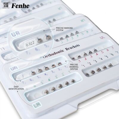 Good price High-Grade Stainless Steel 17-4 PH Orthodontic Brackets with MBT System Prescription and Ultra-low Passive Friction online