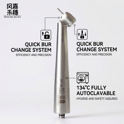 Professional Dental High Speed Handpiece with 4 Holes Couplers and 380000rpm Rotation for Fast Stop To Prevent Backflow