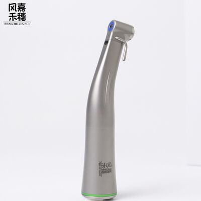 Buon prezzo Manico dentale a bassa velocità con cuscinetti in ceramica importati, illuminazione in fibra ottica e connessione di tipo E ISO 3964 in linea