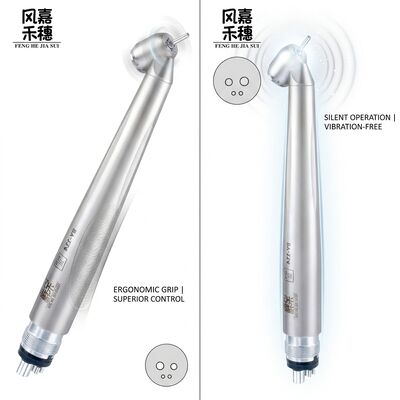 Good price High Precision Ceramic Ball Bearings Dental Surgical Handpiece with 350,000 – 420,000 RPM and 4 Way Water and Air Cooling online