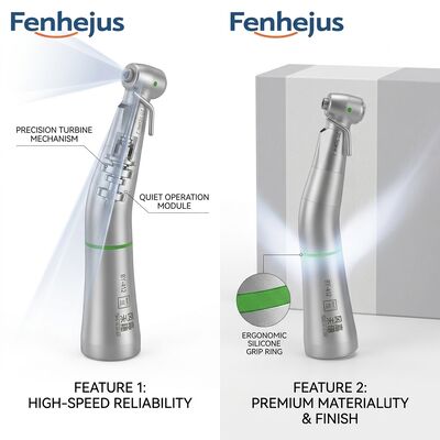 Ceramic Bearing Dental Low Speed Handpiece with 60W Power and 134°C Autoclavable for Precision Dental Implantology