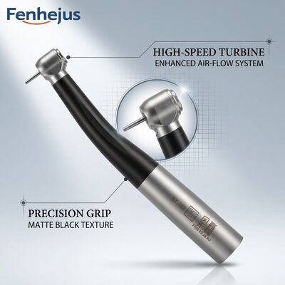 304 SS Dental High Speed Handpiece with 380000 Rpm Speed and Fiber Optic Light Featuring KaVo Coupling